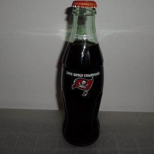 2002 World Champions Tampa Bay Buccaneers Coca-Cola Commemorative Bottle